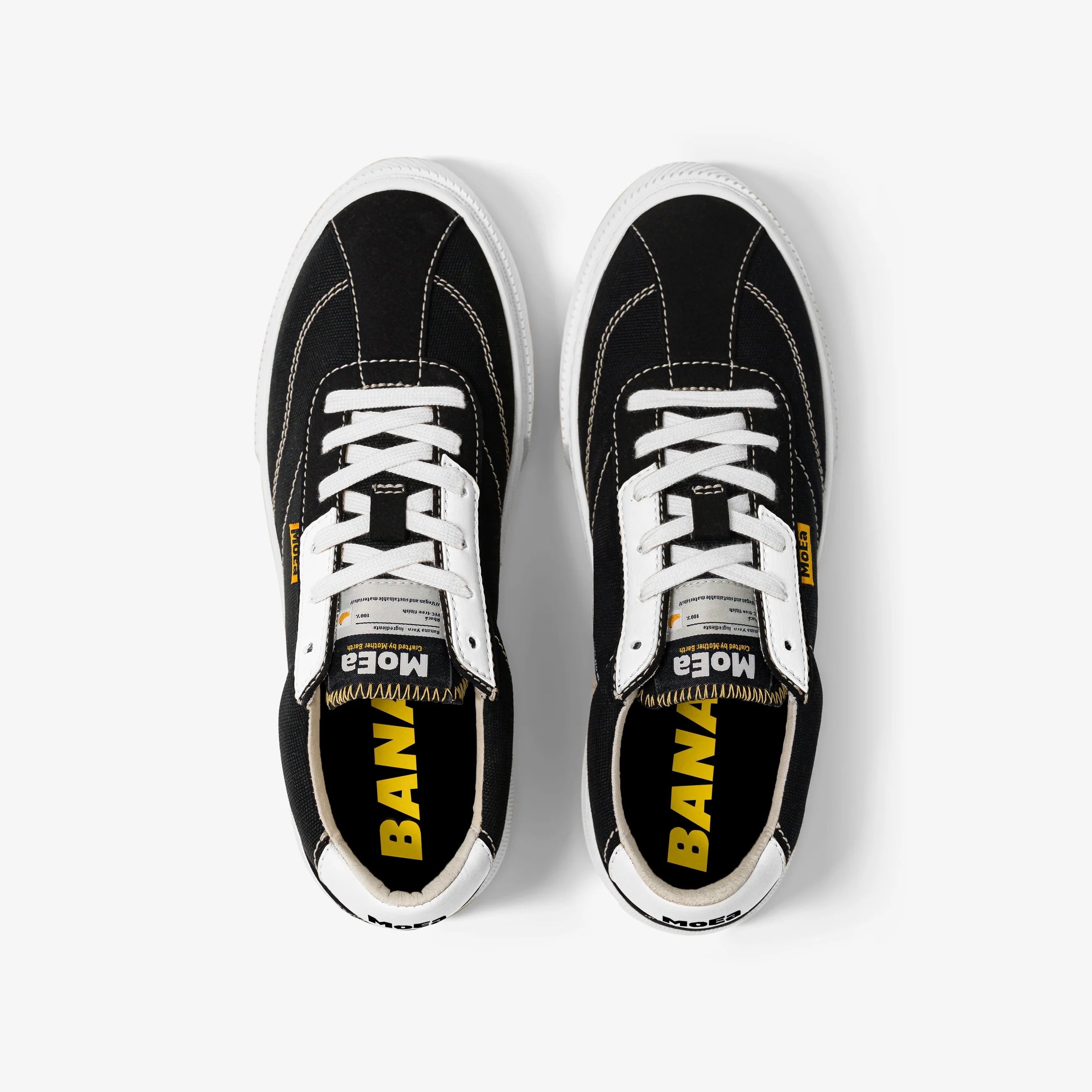 MoEa Gen 4 Sneaker Banana Black & White