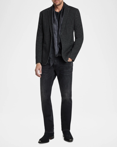 John Varvatos GREENVILLE Knit Jacket - Black