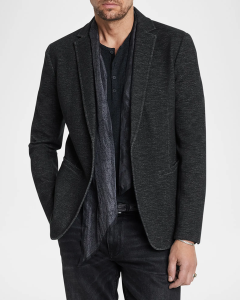 John Varvatos GREENVILLE Knit Jacket - Black