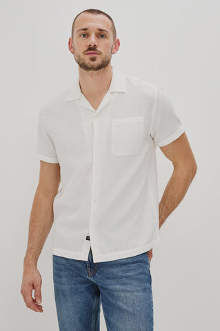 Rails Men's Haney Shirt - White