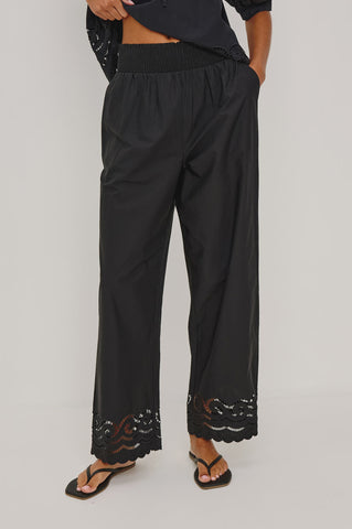 Rails Henrik Pant in Black Embriodery