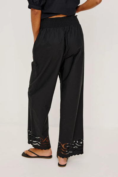 Rails Henrik Pant in Black Embriodery