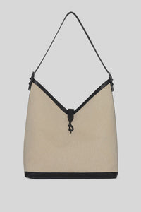 Rebecca Minkoff Megan Hobo Bag in Natural/Black