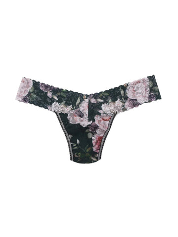 hanky panky low rise print thong in Romantique