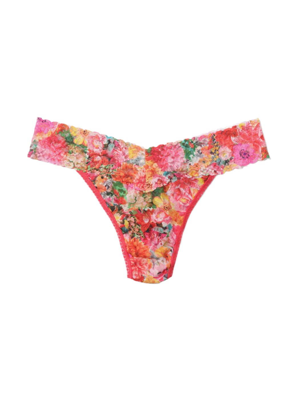 hanky panky original rise print thong in Floramania