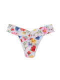 hanky panky original rise print thong in Meadow Mix