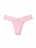 hanky panky low rise supima cotton thong in Bliss Pink