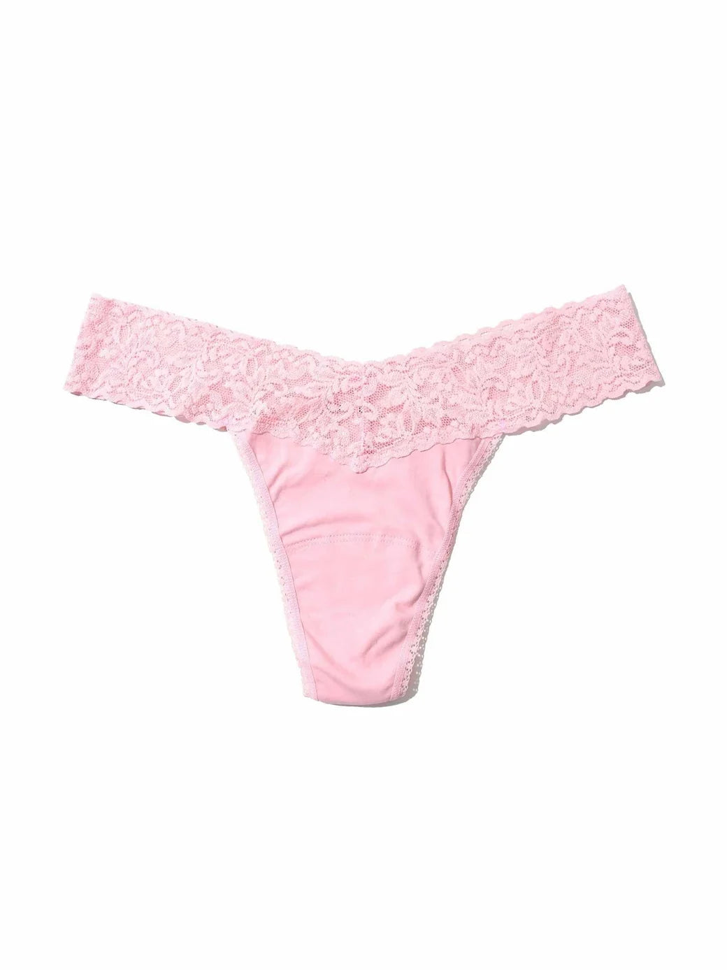 hanky panky low rise supima cotton thong in Bliss Pink