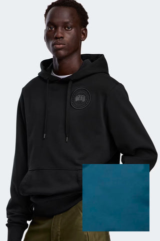 Canada Goose Men's Huron Hoody Embroidered - Guard Blue