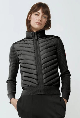 Canada Goose Women's HyBridge Knit Jacket - Black