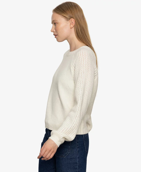 Sanctuary Cozy Moment Sweater in Chalk