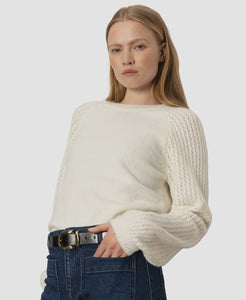 Sanctuary Cozy Moment Sweater in Chalk