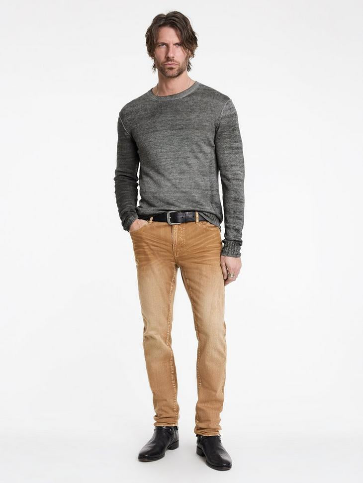 John Varvatos J702 Slim Fit Jean - Sand Dune Wash - Sienna Brown