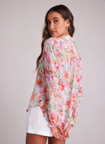 Bella Dahl Button Down Hipster Shirt in Ipanema Floral