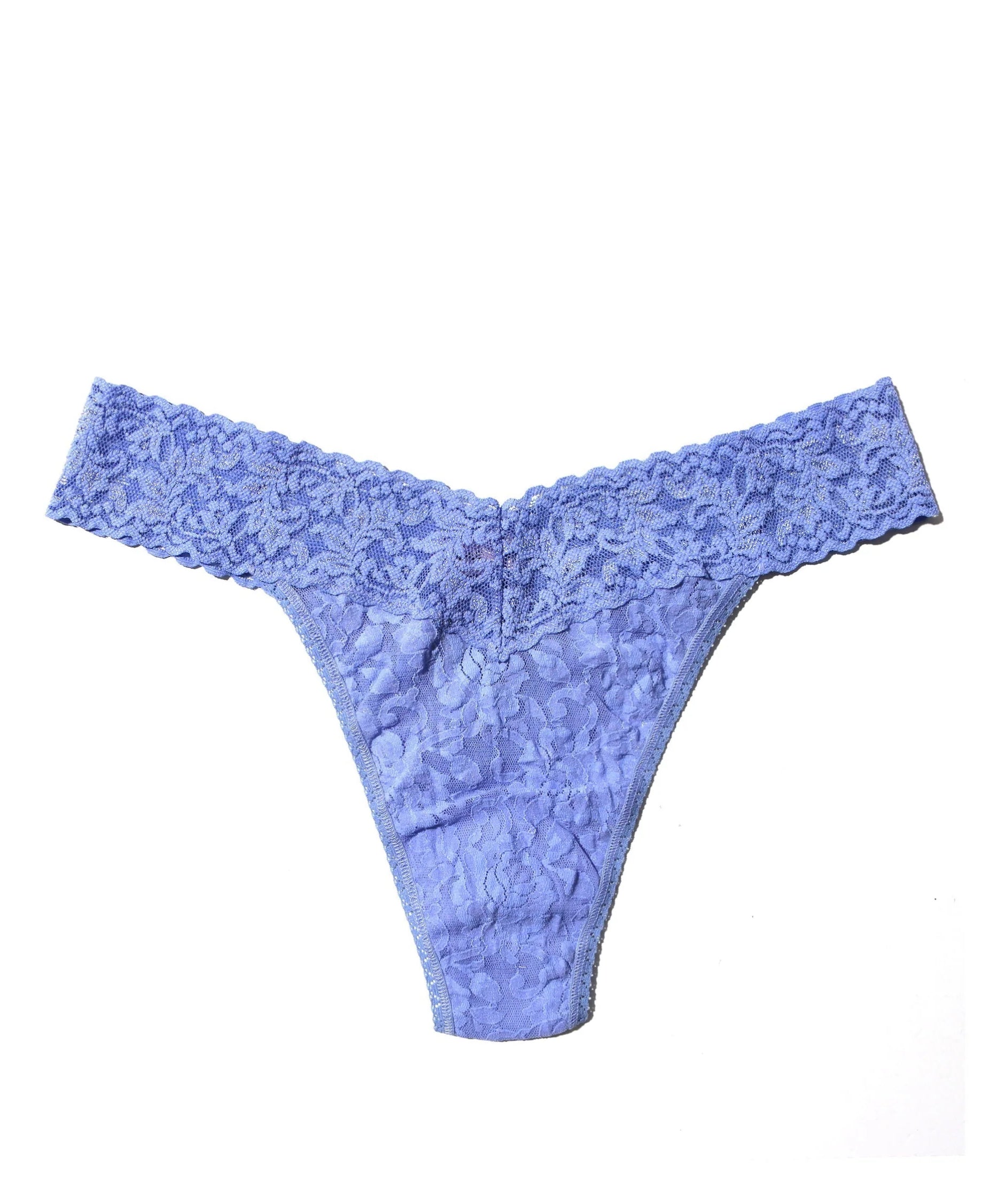 hanky panky original rise thong in Cool Water