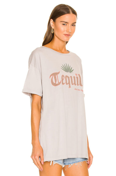 The Laundry Room Tequila Oversized Tee in Star Dust