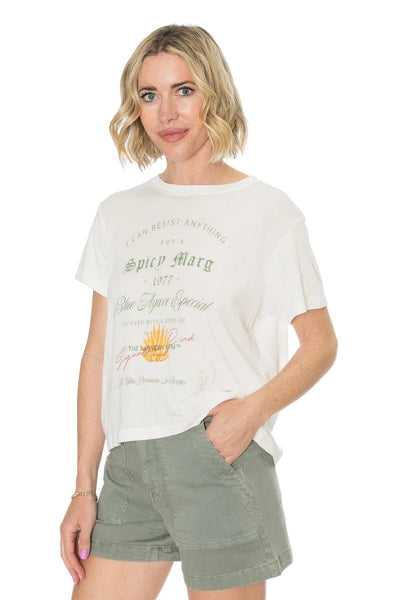 Laundry Room Can't Resist Spicy Marg Perfect Tee White