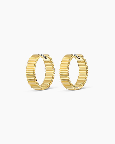 gorjana Catalina hoops in gold