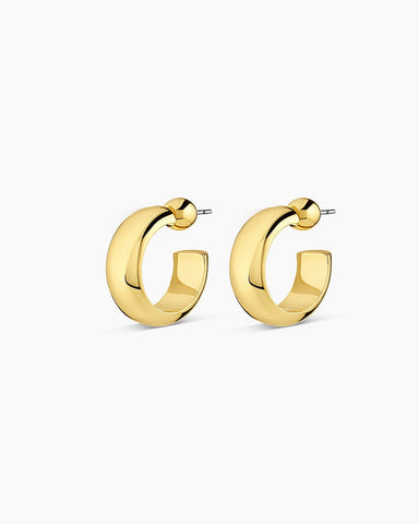 gorjana Paseo small hoops in gold