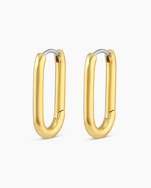 gorjana Zoey hoops in gold