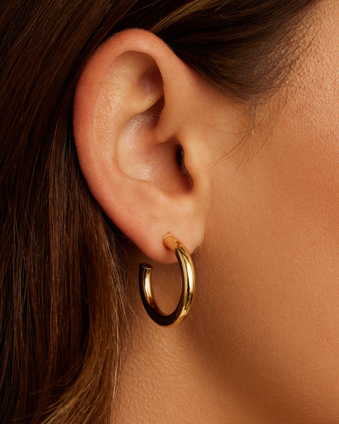 gorjana Carter small hoops in gold