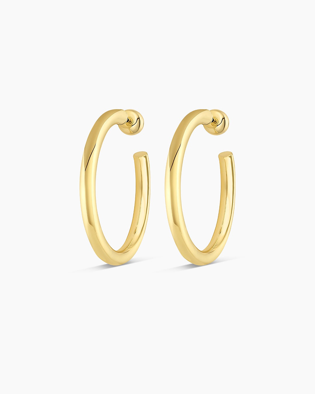 gorjana Carter hoops in gold