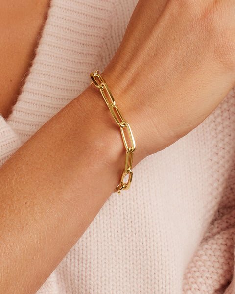 gorjana Parker XL bracelet in in gold