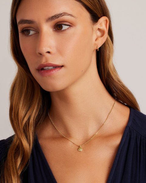 gorjana Shorebreak necklace in gold