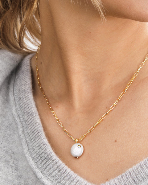 gorjana Reese pearl necklace