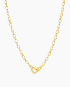 gorjana Parker Heart mini necklace in gold