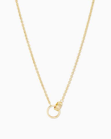 gorjana Rose Interlocking Necklace in Gold