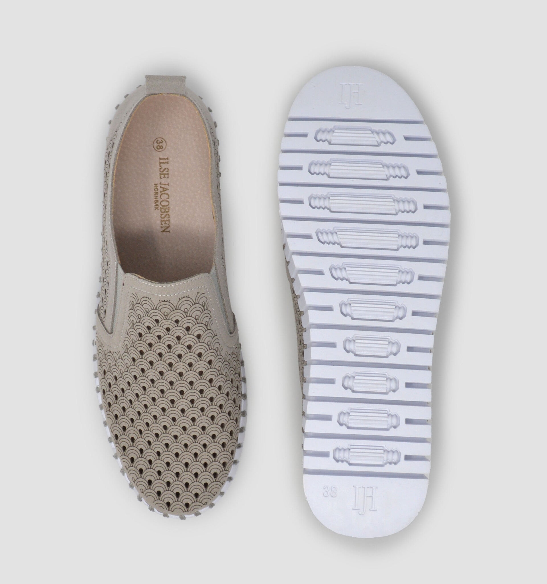 Ilse Jacobsen Tulip Platform Elastic Slip On in Atmosphre