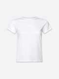 FRAME Pima Cotton Baby Tee in White