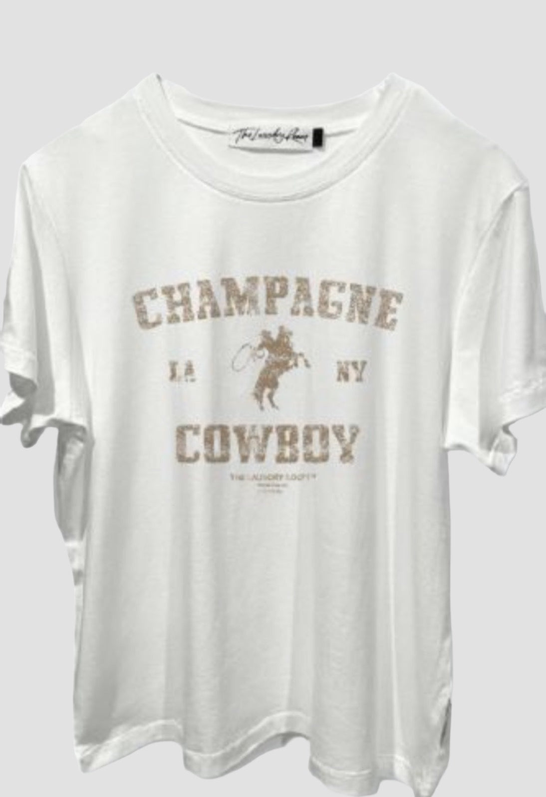 The Laundry Room Perfect T Champagne Cowboy White