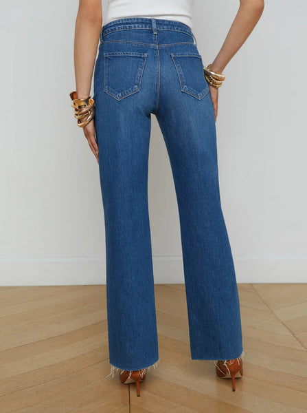 L'AGENCE Tiana Hi Rise Wide Leg Jean  in Stockton