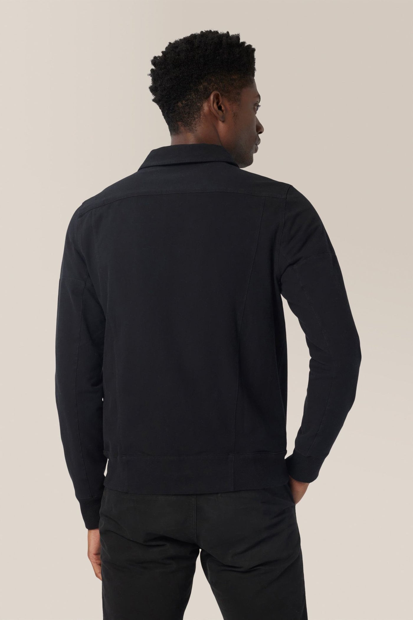 Good Man Brand Flex Pro Jersey Jean Jacket - Black