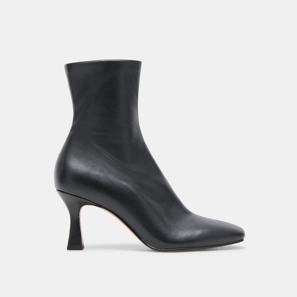 dolce vita Glamor square toe heel in black leather