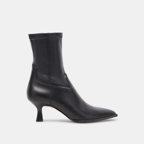 dolce vita Arya low pointed toe boot black leather