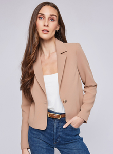 Gentle Fawn Moira cropped Jacket in cashew