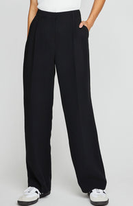 Gentle Fawn Lottie Pleat Front Pant in Black