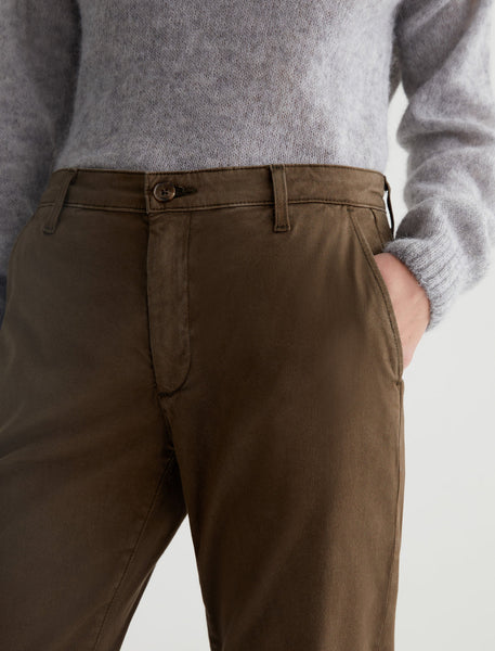 AG Caden Tailored Trouser in Sulfur Oak Brown