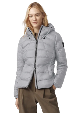 Canada Goose Women's Abbott Hoody Black Label - Moonstone Grey