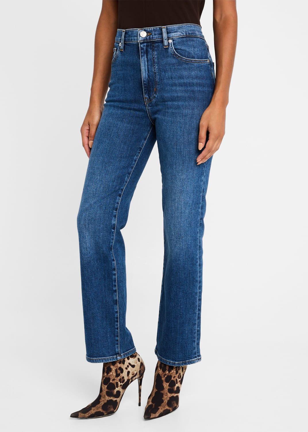 FRAME Le Sleek Straight jean in Marsa