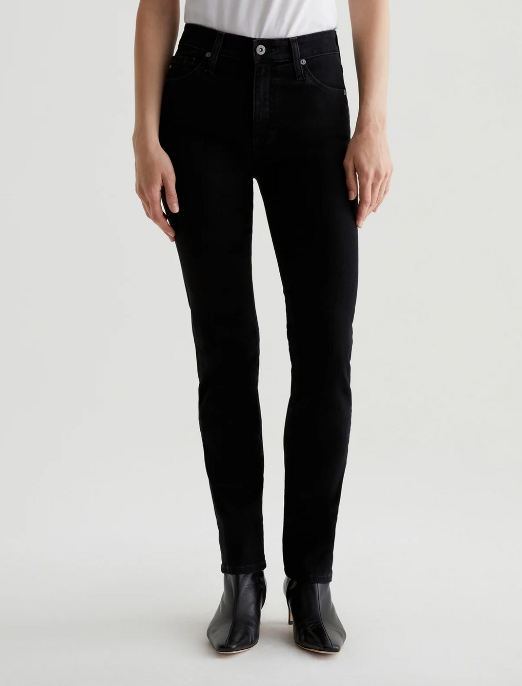 AG Mari Crop Hi Rise Slim Straight Jean in Alchemy