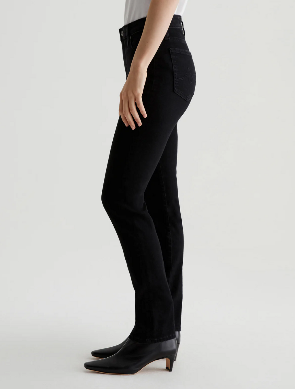 AG Mari Hi Rise Slim Straight Jean in Alchemy
