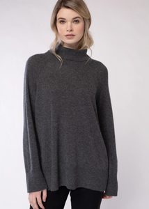 Alashan Live-In Cashmere Turtleneck in Graphite