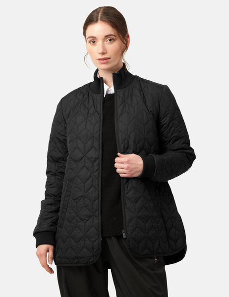 Ilse Jacobsen Padded Quilt Jacket Art40 in Black