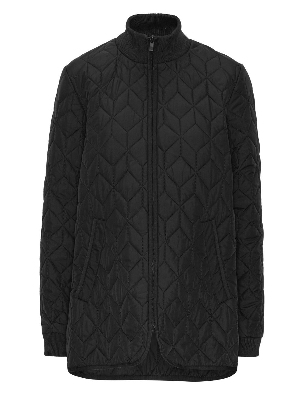 Ilse Jacobsen Padded Quilt Jacket Art40 in Black