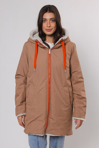 RINO & PELLE Javin Jacket w Contrast Zip in Twig