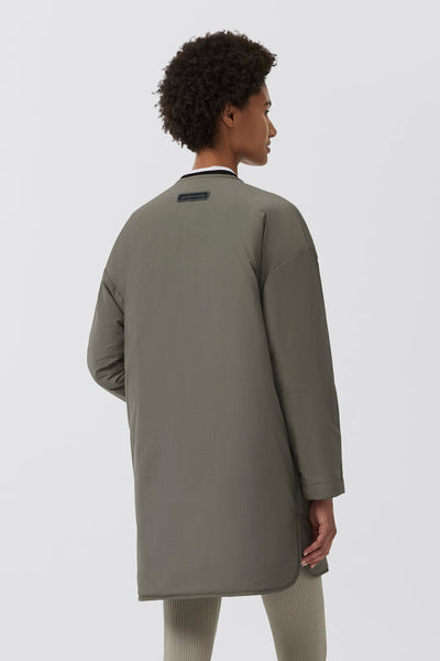 Canada Goose Women's Elgin Reversible Liner Coat Black Label - Smokey Sage